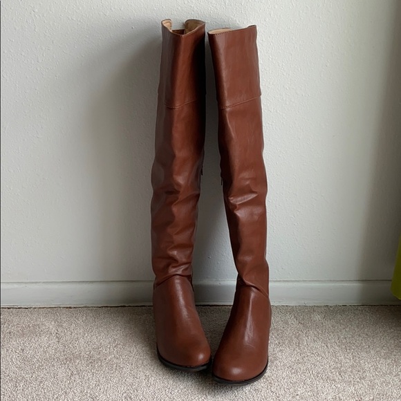 Chase & Chloe Maggy Knee-high Riding Boots 7.5 - Picture 2 of 7